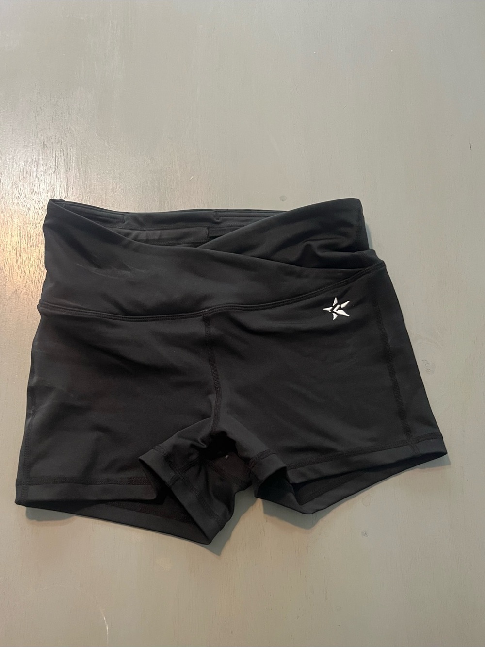 Rebel Athletic Black V-Waist Compression Shorts Adult Small
